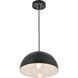 Scotland 1 Light 12 inch Black Pendant Ceiling Light