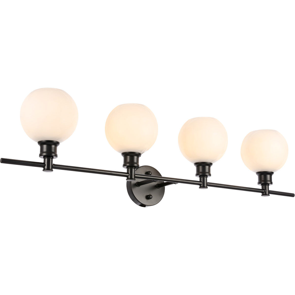 Syracuse 4 Light 38 inch Black Wall sconce Wall Light