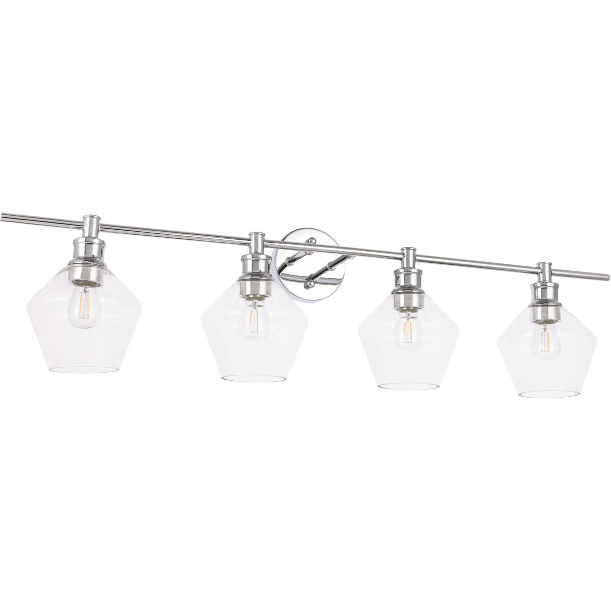 Rochester 4 Light 38 inch Chrome Wall sconce Wall Light