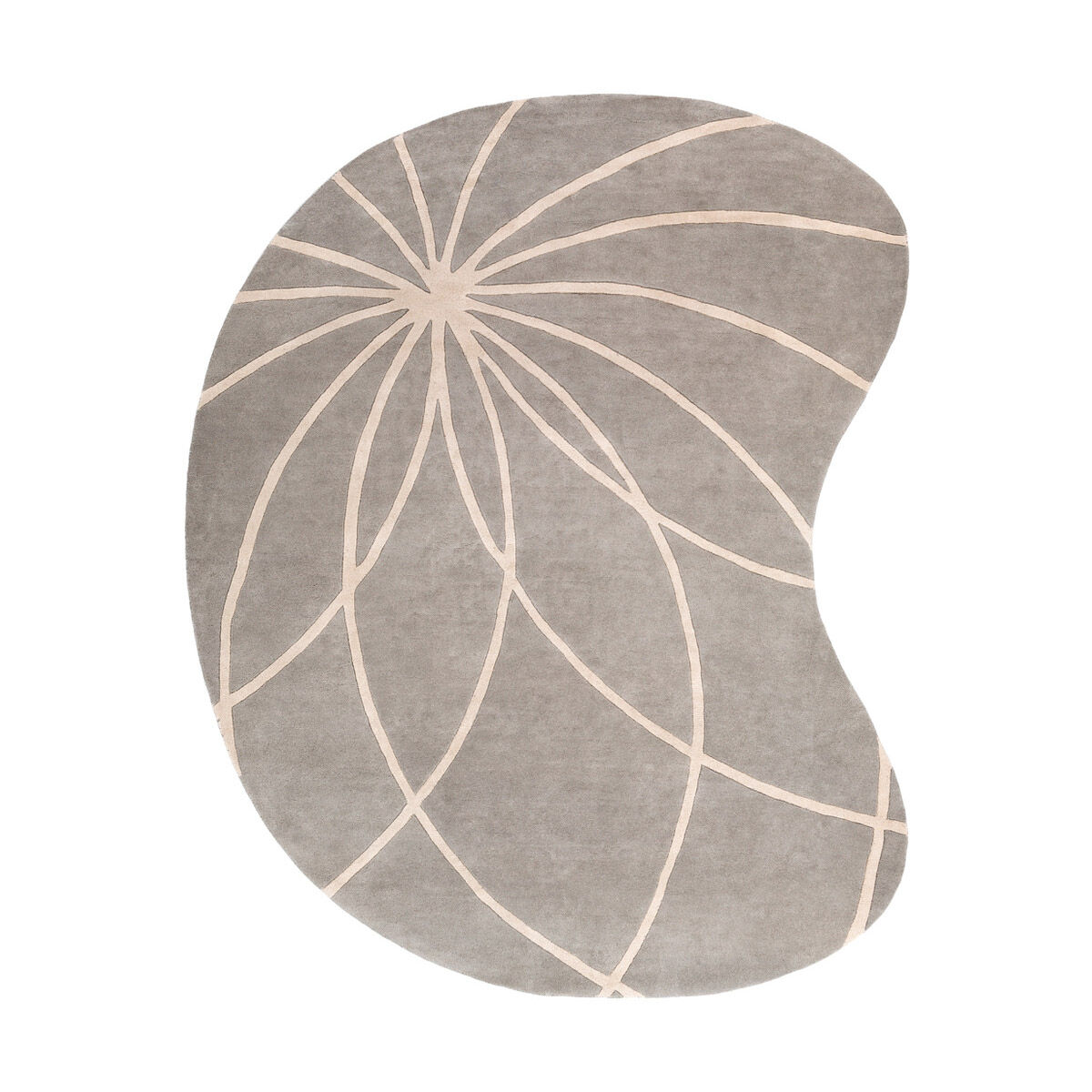 Philadelphia 120 X 96 inch Medium Gray/Cream Rugs, Wool