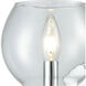 Glenolden 1 Light 8 inch Polished Chrome Vanity Light Wall Light