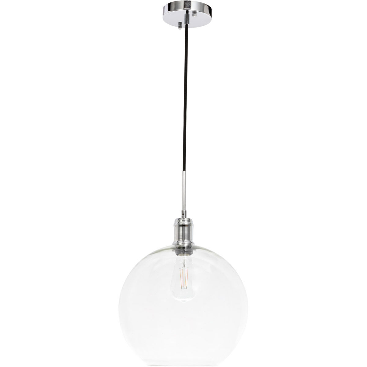 Rensselaer 1 Light 13 inch Chrome Pendant Ceiling Light