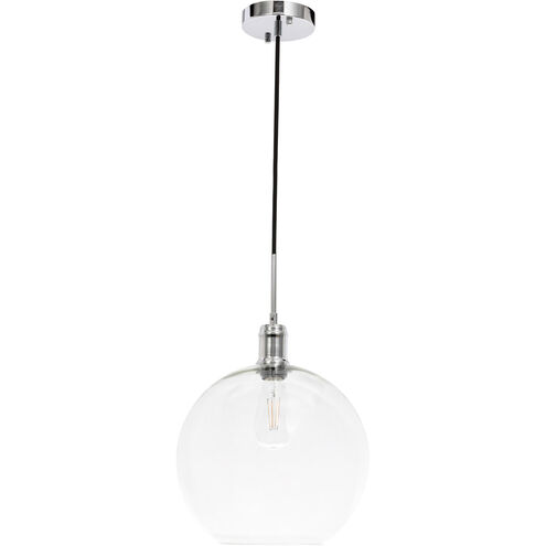 Rensselaer 1 Light 13 inch Chrome Pendant Ceiling Light