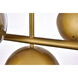 Oyster Bay 7 Light 18 inch Brass Pendant Ceiling Light