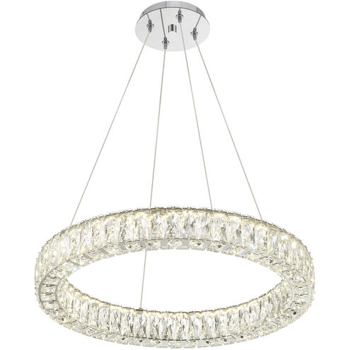 Dickinson 1 Light 24 inch Chrome Pendant Ceiling Light