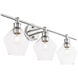 Rochester 3 Light 28 inch Chrome Wall sconce Wall Light