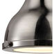 Fishkill 1 Light 9 inch Brushed Nickel Mini Pendant Ceiling Light