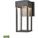 Edinboro LED 10 inch Matte Black Outdoor Sconce