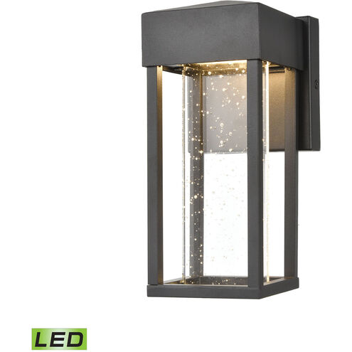 Edinboro LED 10 inch Matte Black Outdoor Sconce
