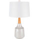 Stillwater 27.5 inch 100 watt White Table Lamp Portable Light