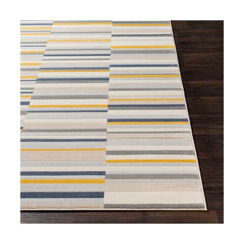 Islip 87 X 63 inch Mustard/Charcoal/Light Gray/Beige/Khaki/Taupe Rugs, Rectangle
