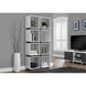 Doylestown White and Grey Bookcase