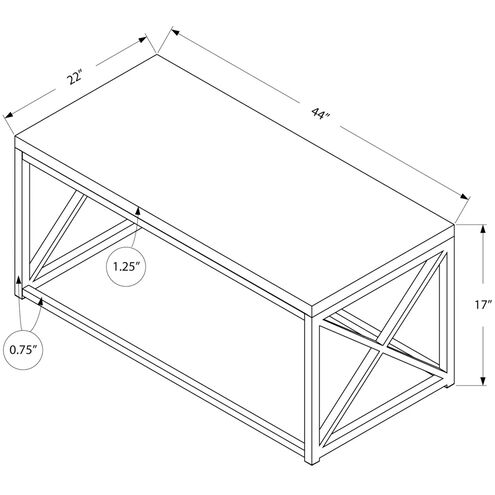 Silver Spring 44 X 22 inch Grey Accent Table or Coffee Table