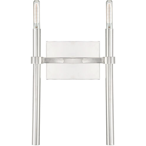 Englewood Sconce Wall Light in Polished Nickel