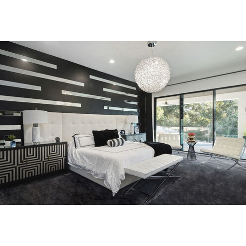 Romulus LED 31.5 inch Polished Chrome Single Pendant Ceiling Light