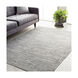 Haverford 87 X 63 inch Light Gray/Cream/Medium Gray/Dark Brown Rugs, Polypropylene and Polyester