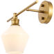 Rochester 1 Light 14.7 inch Brass Wall sconce Wall Light, Left