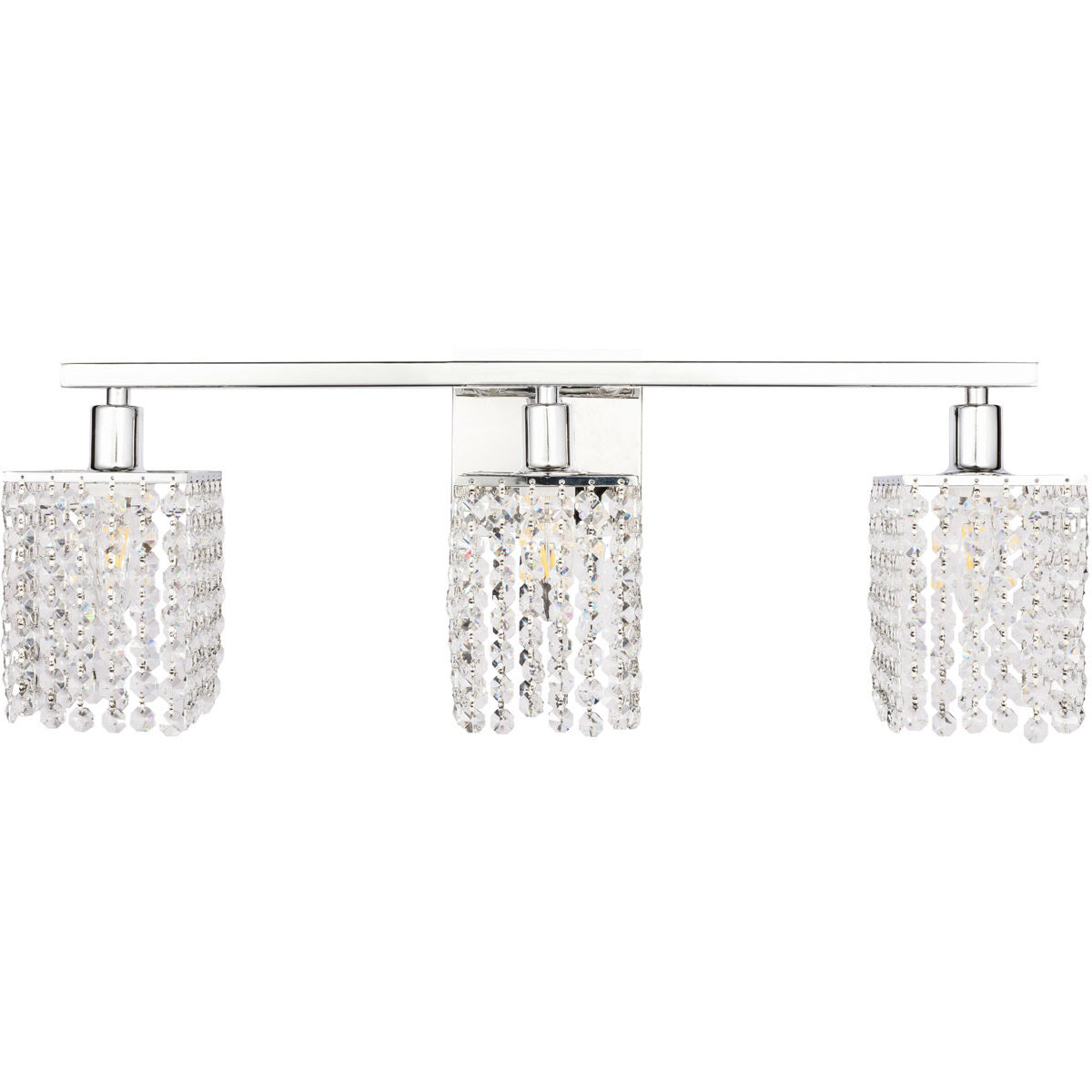 Adams 3 Light 24 inch Chrome Wall sconce Wall Light