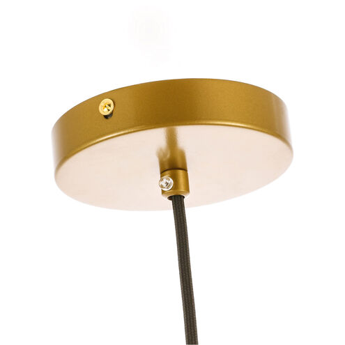 Rochester 1 Light 7 inch Brass Pendant Ceiling Light