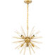 Esopus 8 Light 20 inch Brass Pendant Ceiling Light