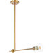 Bergen 1 Light 2 inch Brass Pendant Ceiling Light