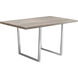 Massena 59 X 36 inch Dark Taupe Dining Table