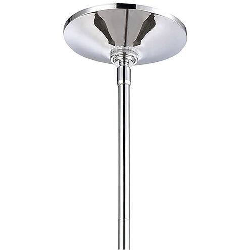 Pomfret 1 Light 6 inch Polished Chrome with Yellow and Clear Mini Pendant Ceiling Light