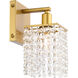 Adams 1 Light 5 inch Brass Wall sconce Wall Light