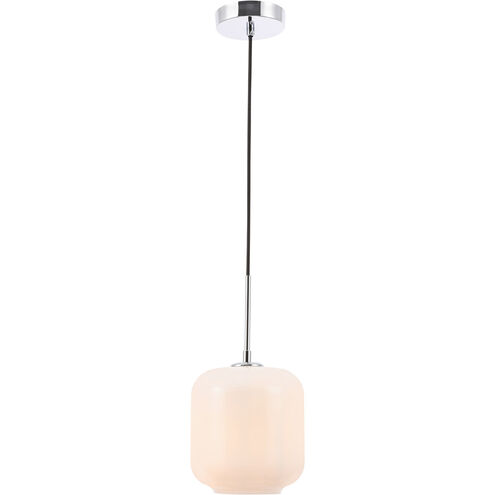 Syracuse 1 Light 7.3 inch Chrome Pendant Ceiling Light