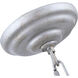 Oyster Bay 4 Light 16 inch Vintage Silver Pendant Ceiling Light