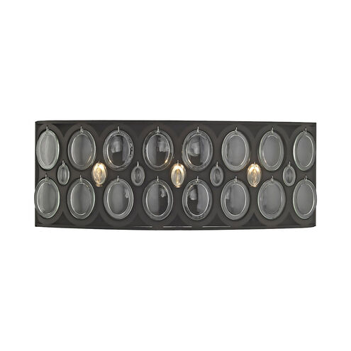 Woodstock 3 Light 20 inch Oil Rubbed Bronze Vanity Light Wall Light