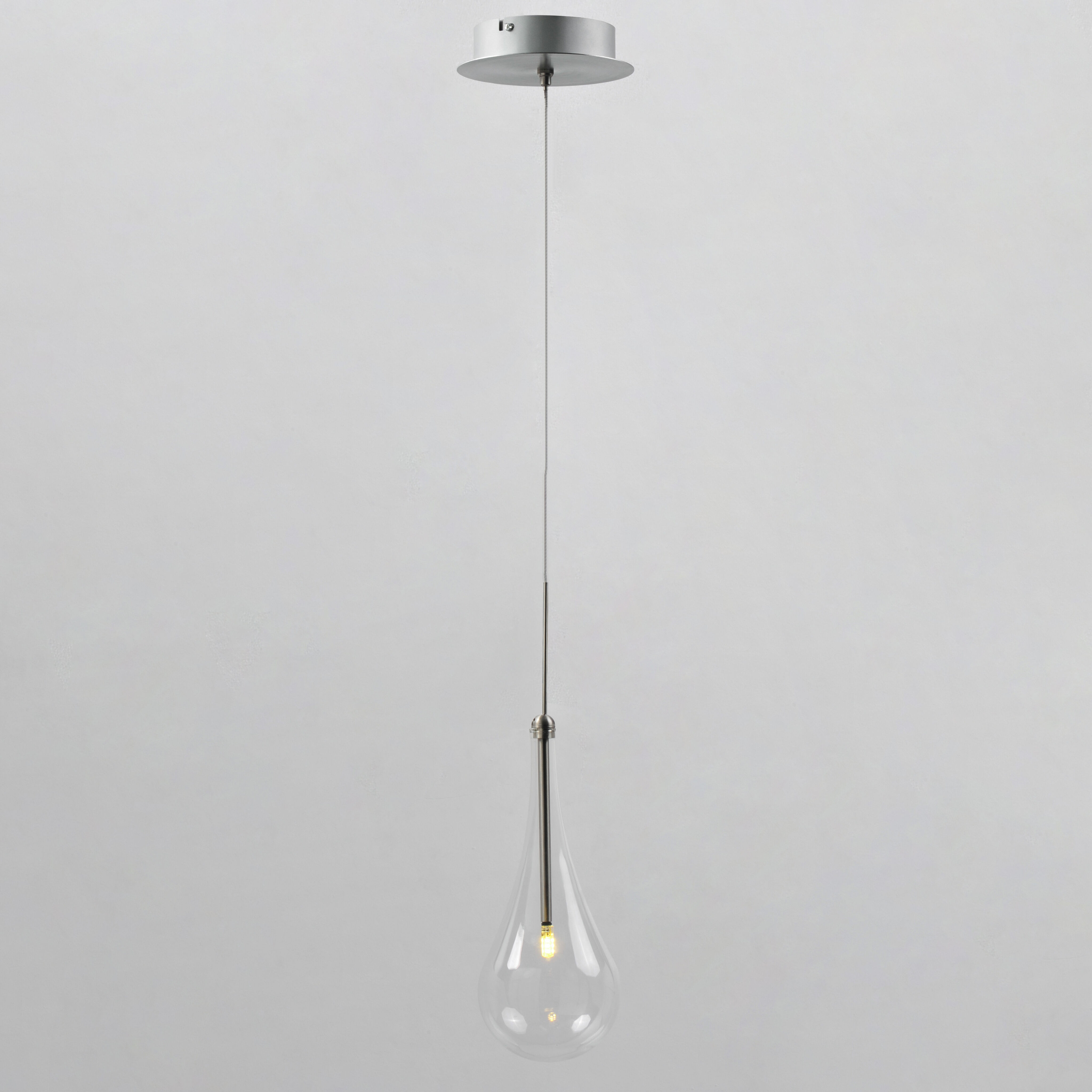 Collier LED 4.75 inch Polished Chrome Single Pendant Ceiling Light