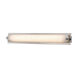 McKees 1 Light 25.3 inch Satin Nickel Vanity Light Wall Light, Small