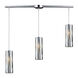 Salford 3 Light 36 inch Polished Chrome Multi Pendant Ceiling Light, Configurable