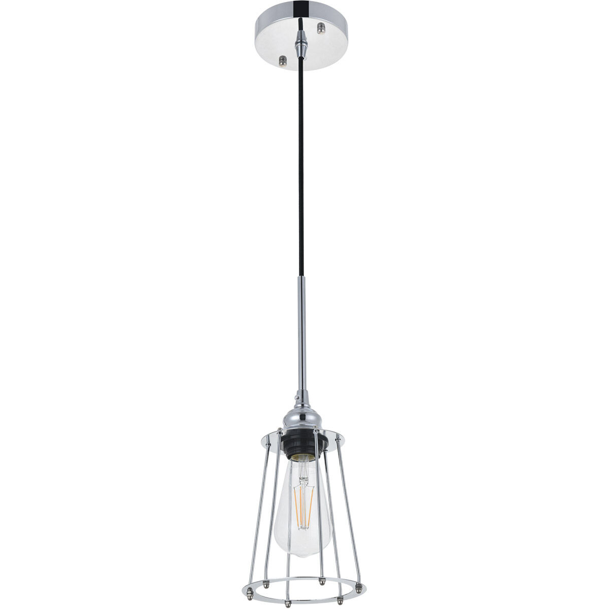 Phoenixville 1 Light 5.3 inch Chrome Pendant Ceiling Light