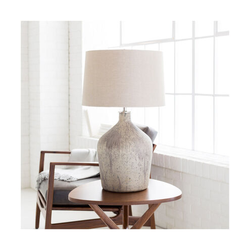 Haverford 30.25 inch 100 watt Taupe Table Lamp Portable Light