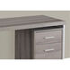 Ramapo 47 X 24 inch Dark Taupe and Silver Computer Desk