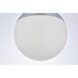 Oyster Bay 1 Light 10 inch Chrome Pendant Ceiling Light