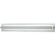 McKean LED 37 inch White with Polished Nickel Vanity Light Wall Light