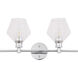 Rochester 2 Light 19 inch Chrome Wall sconce Wall Light