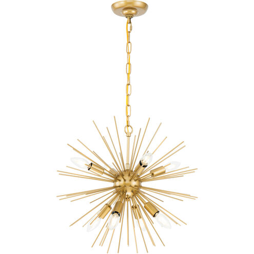Esopus 8 Light 20 inch Brass Pendant Ceiling Light