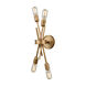 Rockville 4 Light 20 inch Matte Gold Sconce Wall Light