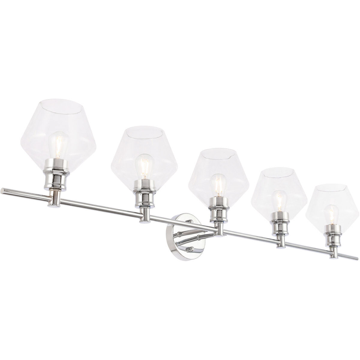 Rochester 5 Light 47 inch Chrome Wall sconce Wall Light