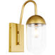 Malta 1 Light 4.8 inch Brass Wall sconce Wall Light