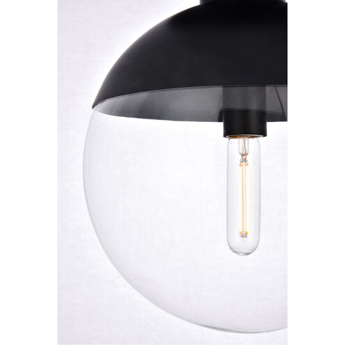 Oyster Bay 1 Light 12 inch Black Flush Mount Ceiling Light