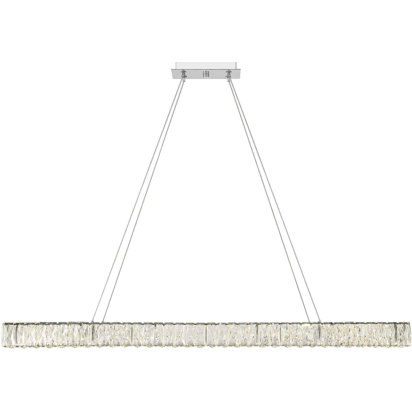 Dickinson 1 Light 50 inch Chrome Chandelier Ceiling Light