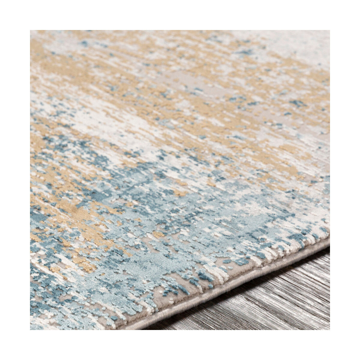 McCandless 134 X 90 inch Sky Blue Rug, Rectangle