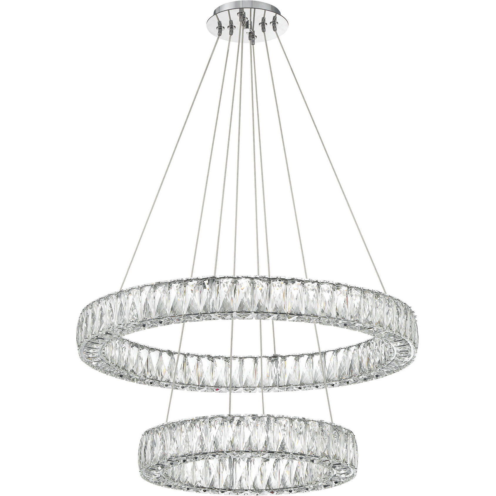 Dickinson 1 Light 28 inch Chrome Pendant Ceiling Light
