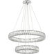 Dickinson 1 Light 28 inch Chrome Pendant Ceiling Light