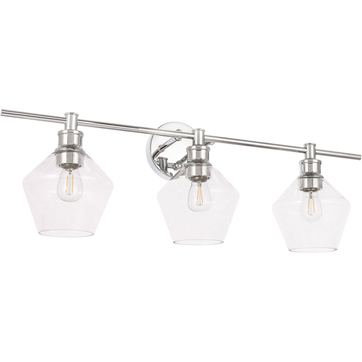 Rochester 3 Light 28 inch Chrome Wall sconce Wall Light